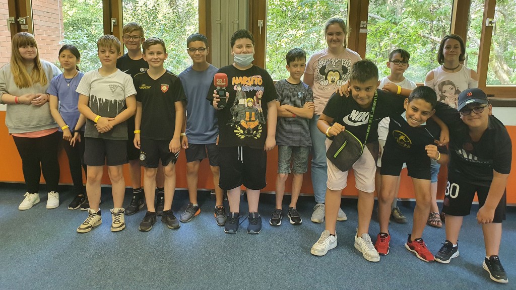 Schüler und Schülerinnen der Klasse 5b der Anton-Hansen-Schule in Ottweiler