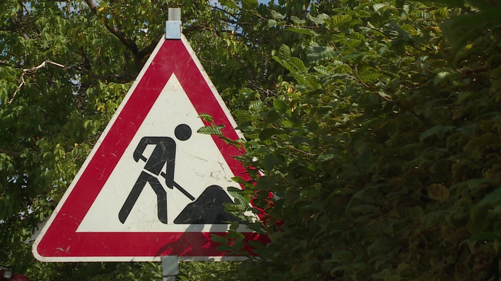 Foto: Baustellenschild