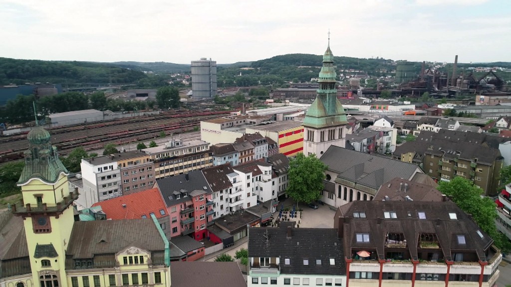 Foto: Luftaufnahme von Völklingen