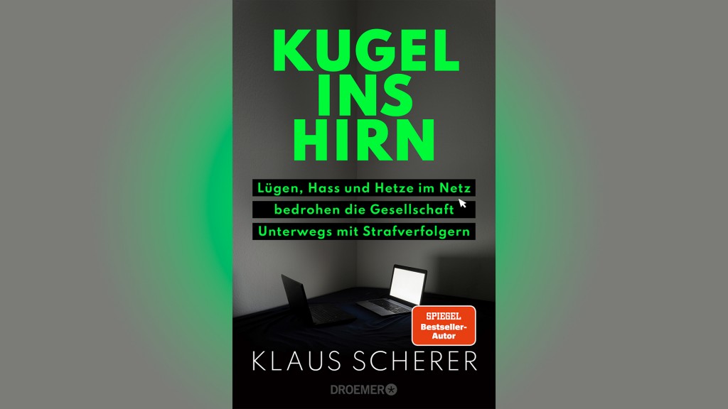  Klaus Scherer - Buchcover: Kugel ins Hirn