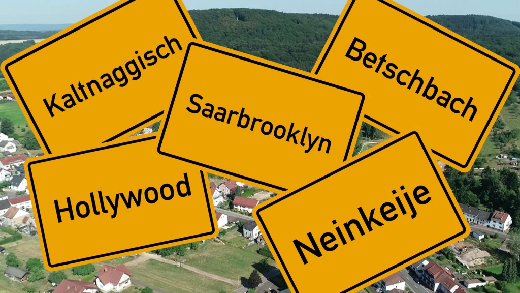 Saarländische Ortsschilder