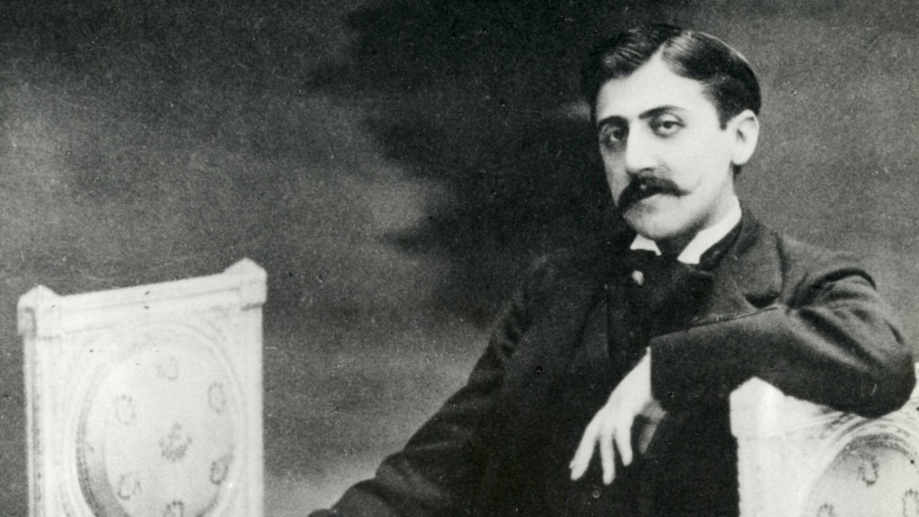 Porträt von Schriftsteller Marcel Proust