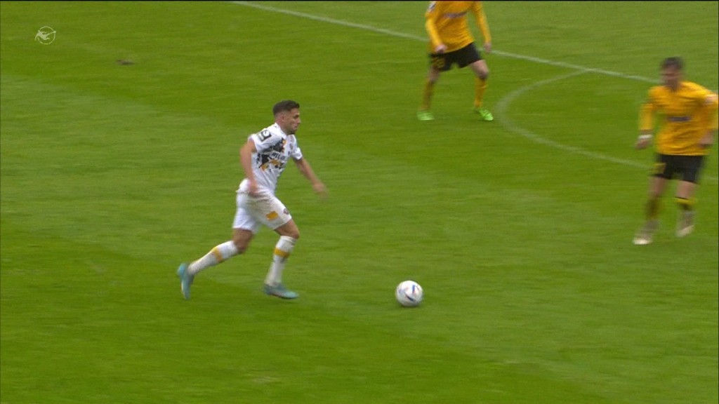 Foto: Ausschnitt aus dem Spiel Dresden gegen Bayreuth