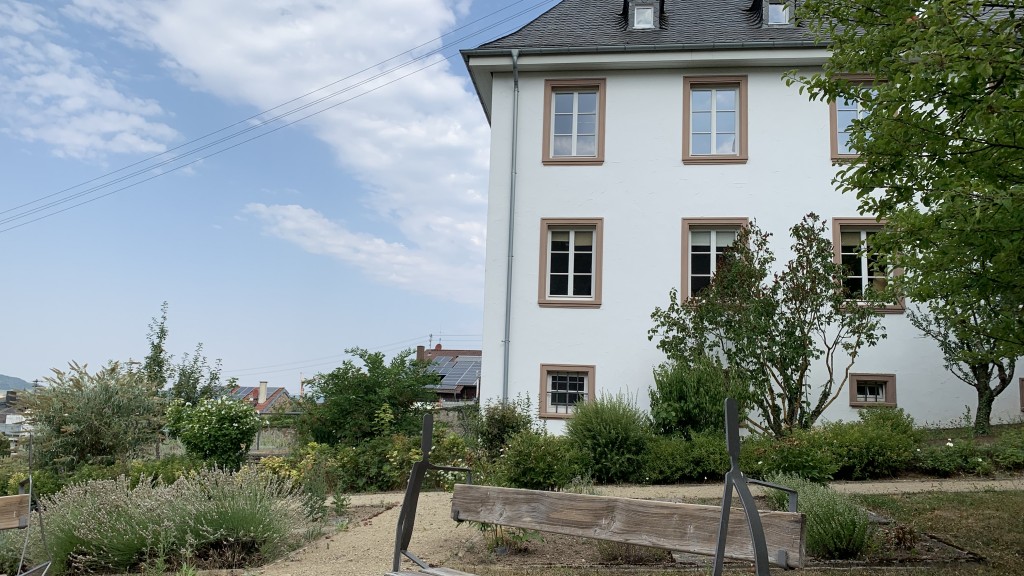 Das umgebaute alte Pfarrhaus in Bietzen