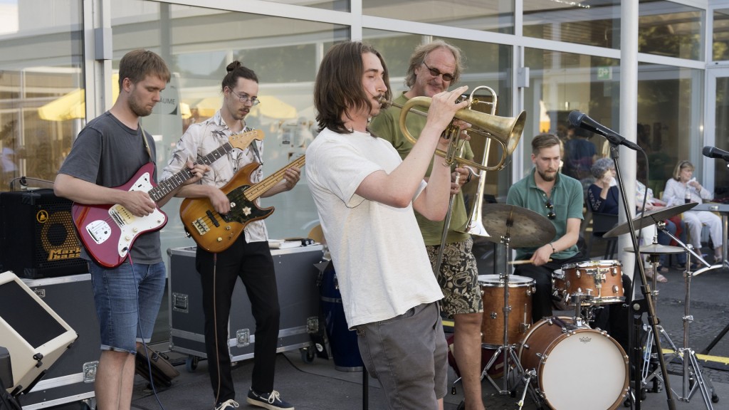 Foto: Musikstudierende der HfM proben am Tag der offenen Tür