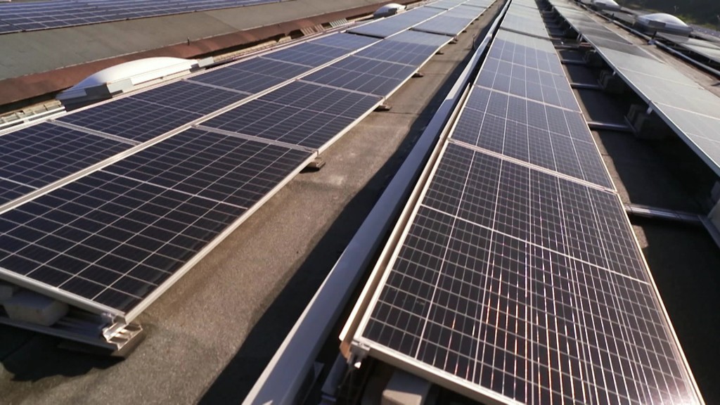 Foto: Photovoltaik-Anlage auf dem Dach