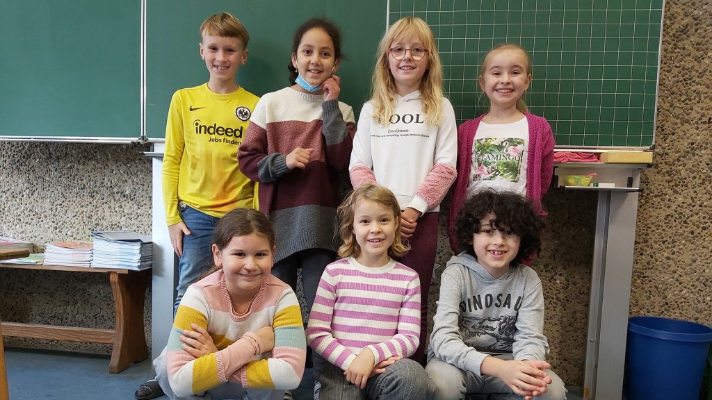 Schülerinnen und Schüler der Klasse 3.1 an der Grundschule Rodenhof in Saarbrücken