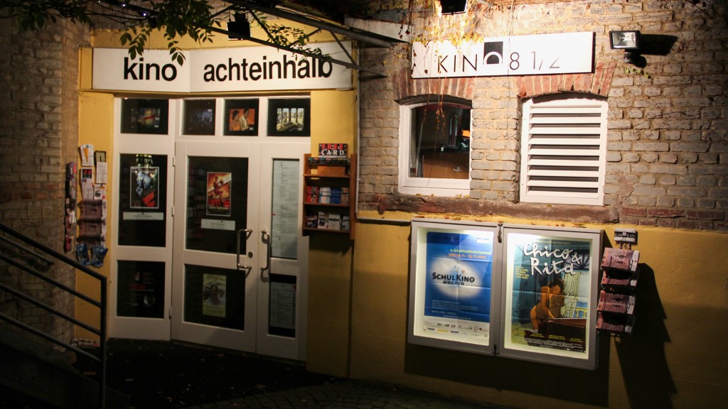 Eingangsbereich des Kino Achteinhalb