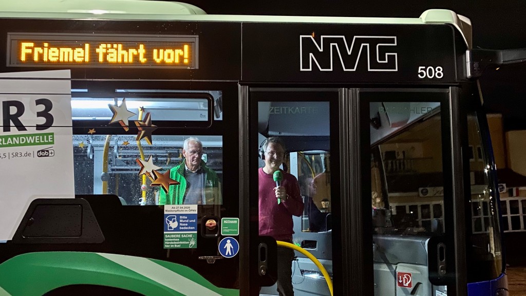 Friemel fährt vor: Der SR 3-Linienbus in Orscholz