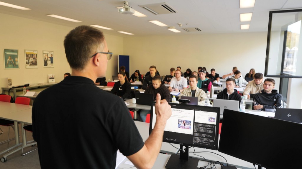 Foto: Studenten in einem Seminarraum