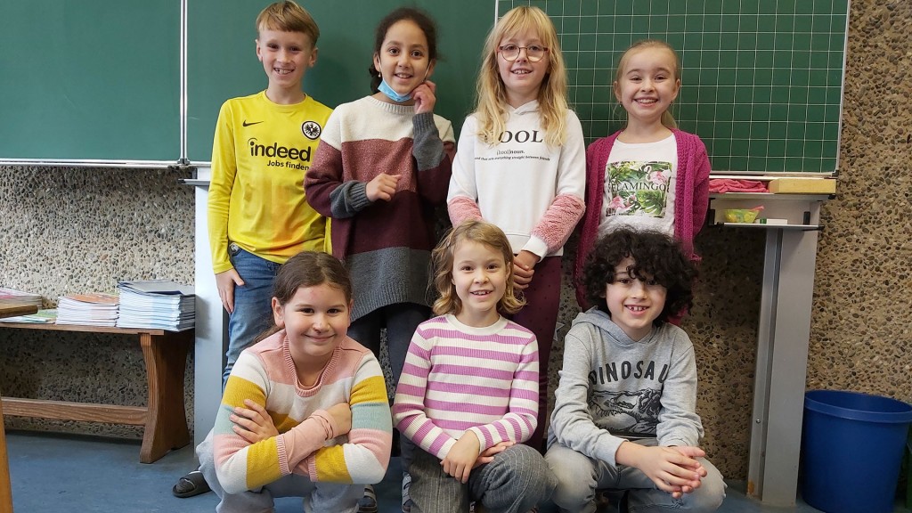 Schülerinnen und Schüler der Klasse 3.1 an der Grundschule Rodenhof in Saarbrücken