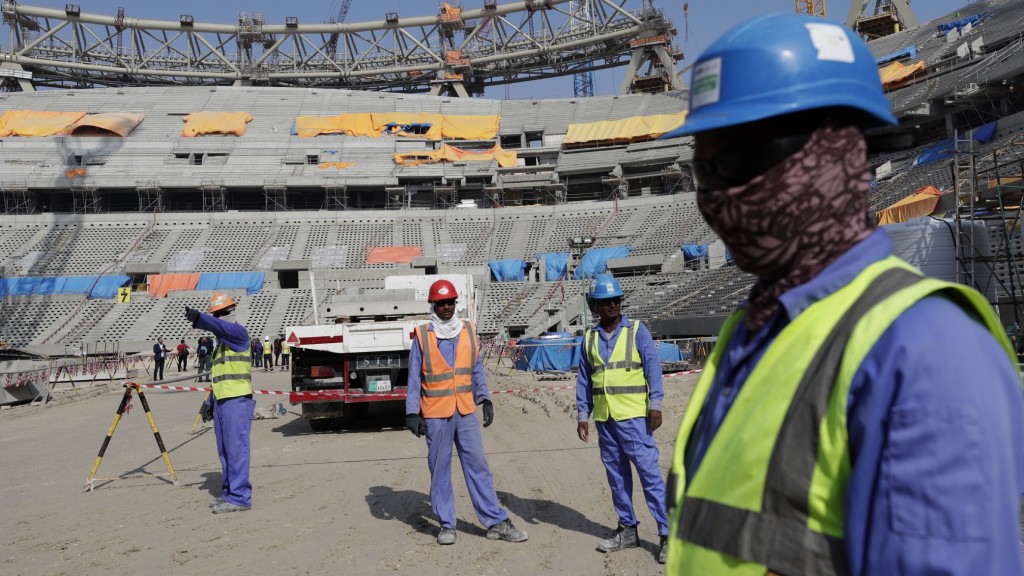 Stadionbauer in Katar