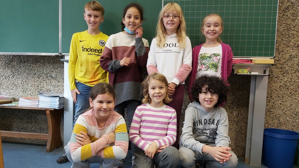 Schülerinnen und Schüler der Klasse 3.1 an der Grundschule Rodenhof in Saarbrücken