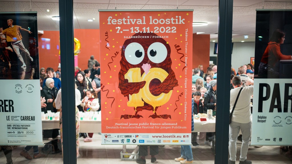 Foto: Veranstaltung und Plakat des Festival LOOSTIK