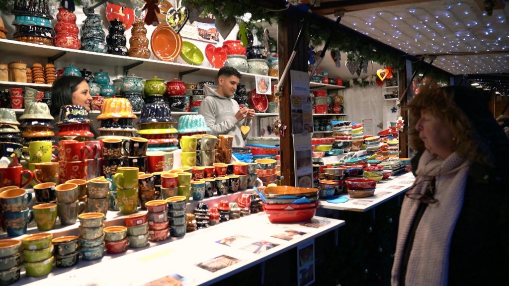 Foto: Stand auf dem Straßburger Weihnachtsmarkt