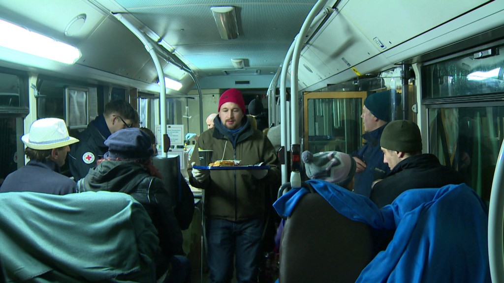 Der Kältebus in Saarbrücken