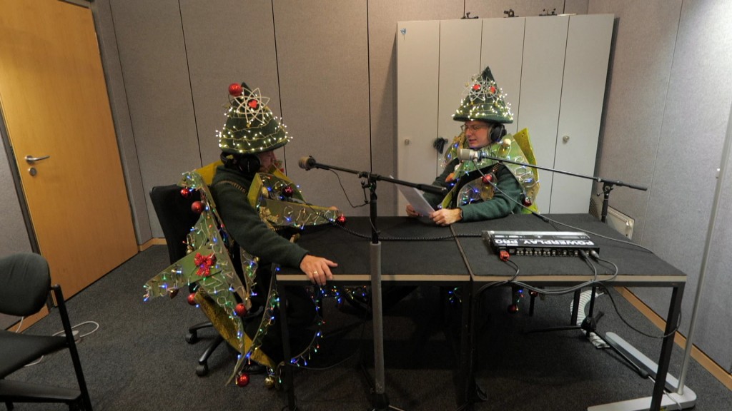 Tannenschilling (l.) und Tannenfriemel (r.) im Studio
