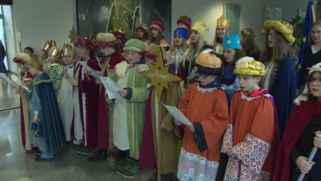 Sternsinger in der Staatskanzlei