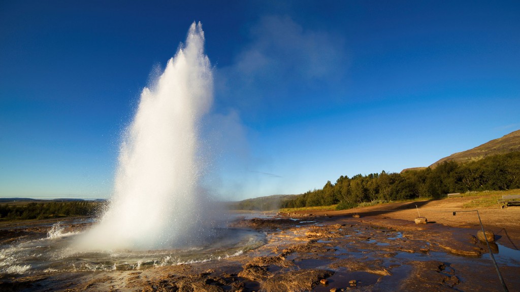Geysir auf Island