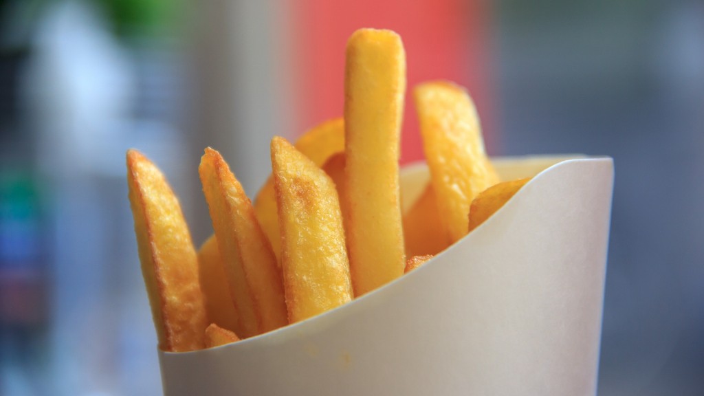 Eine Portion Pommes Frites
