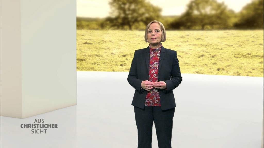 Foto: Pfarrerin Chistine Unrath im Studio