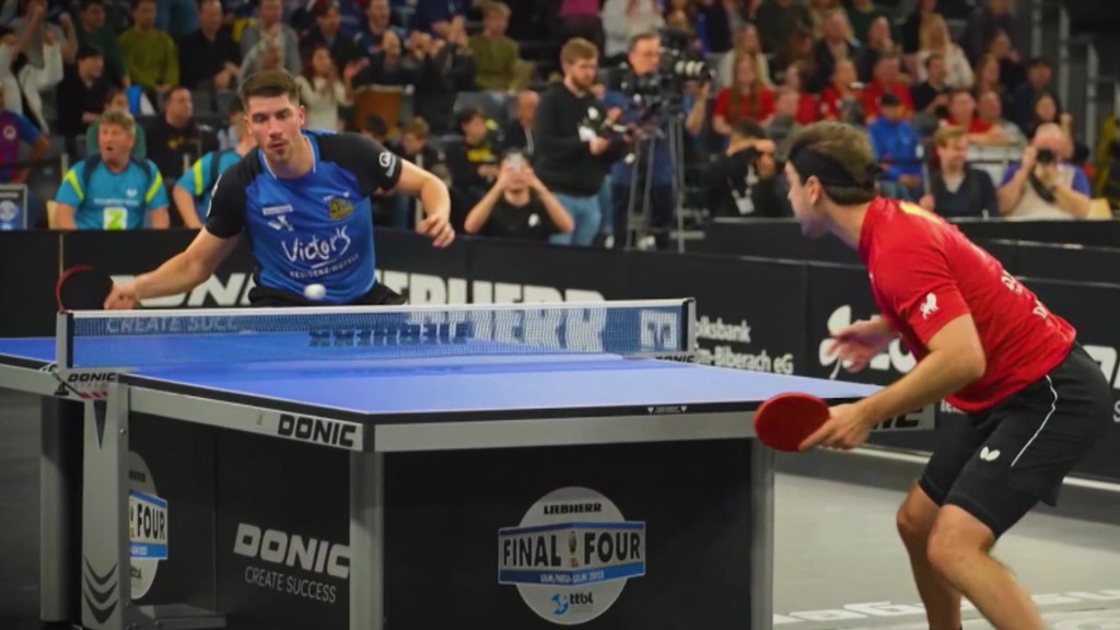 Foto: Patrick Franziska gegen Timo Boll