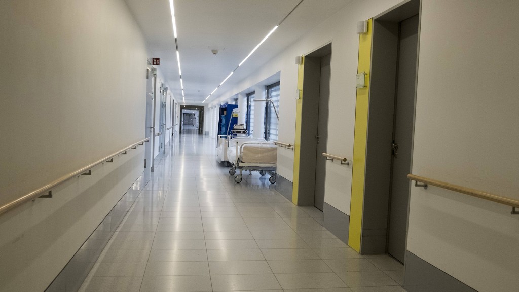 Ein leerer Krankenhausflur