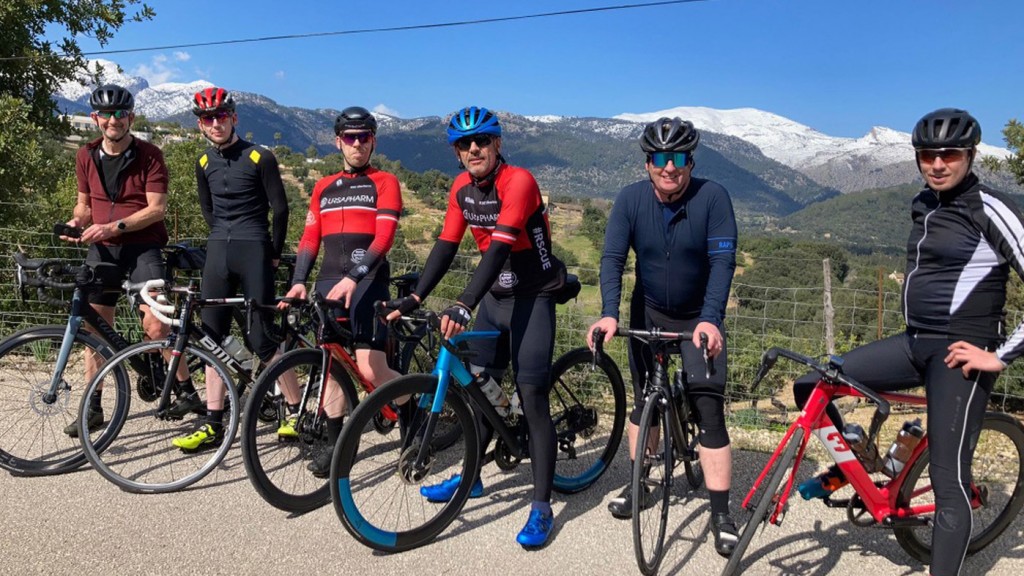 Die saarländischen Radfahrer auf Mallorca
