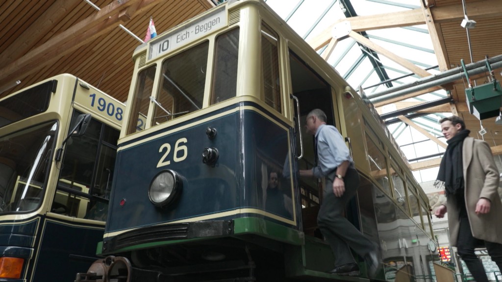 Foto: Alte Tram im Museum