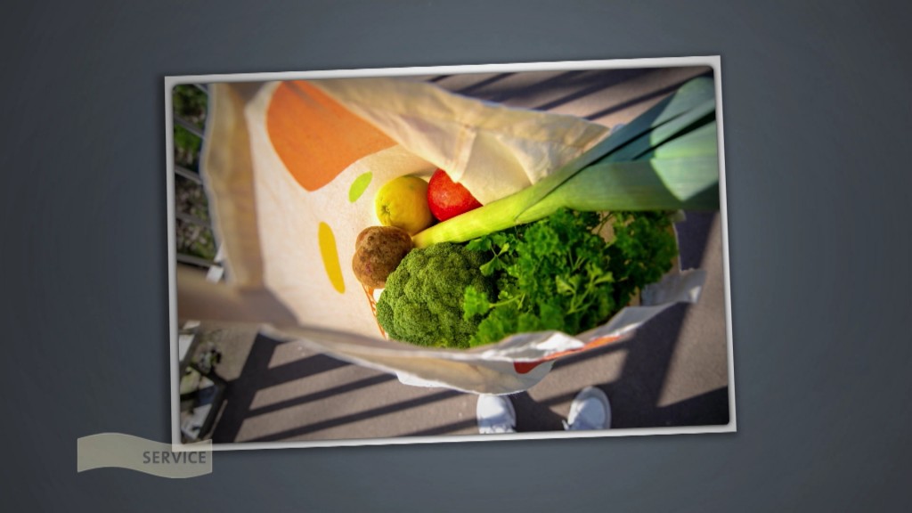 Foto: EIn Foto einer tüte mit Gemüse