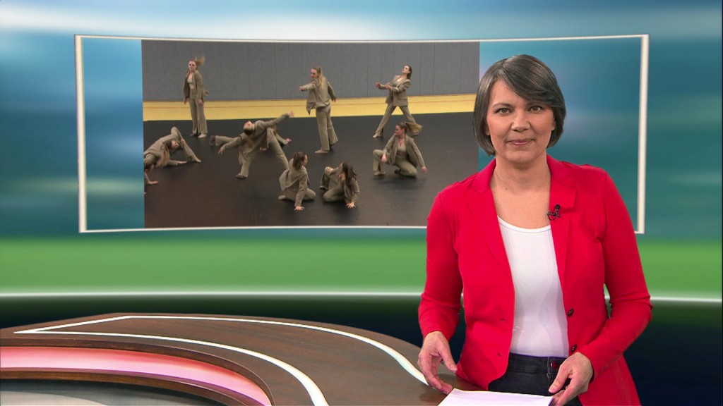 Foto: Carmen Bachmann im Studio