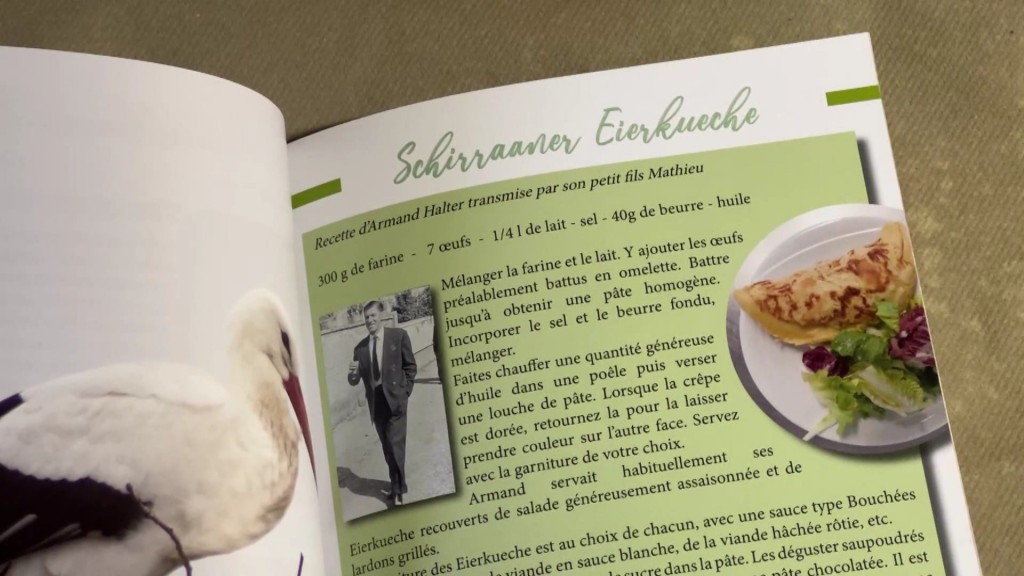 Rezeptbuch aus dem elsässischen Schirrhein