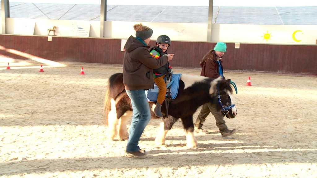 Foto: Luca auf dem Pferd 