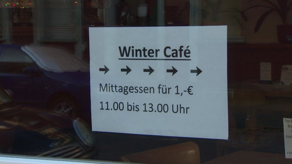 Aushang Winter Cafè