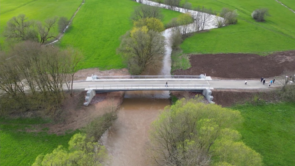 Bliesbrücke von oben