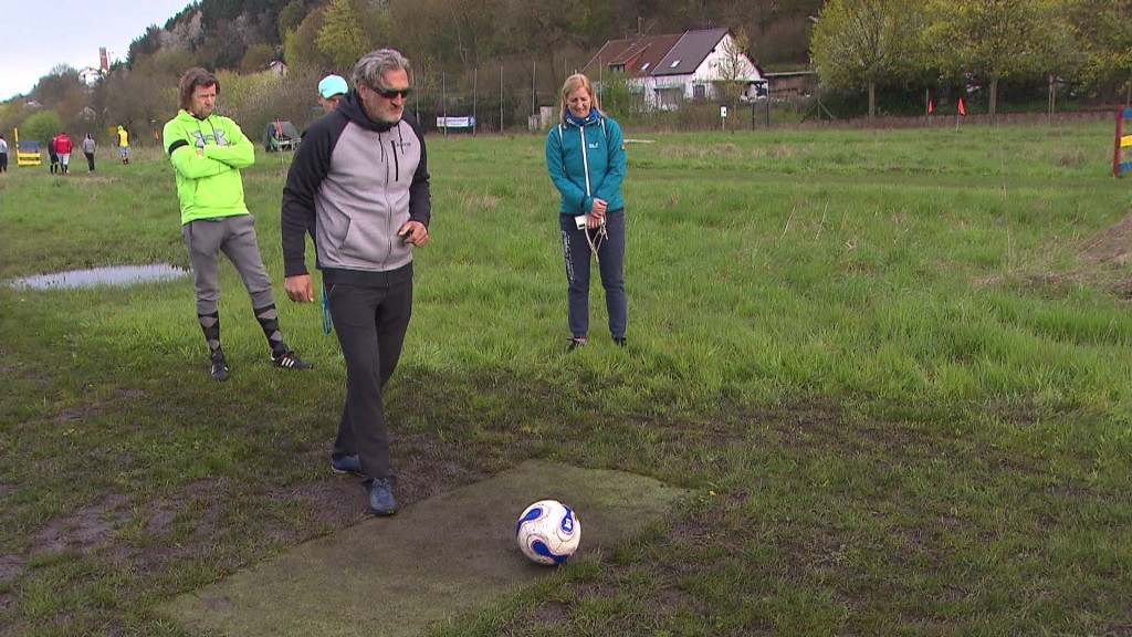 Foto: Spieler beim Fußballgolf