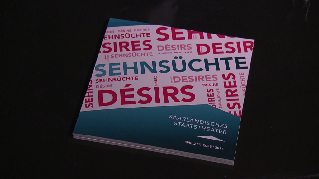 Foto: Ein Flyer des saarländischen Staatstheaters