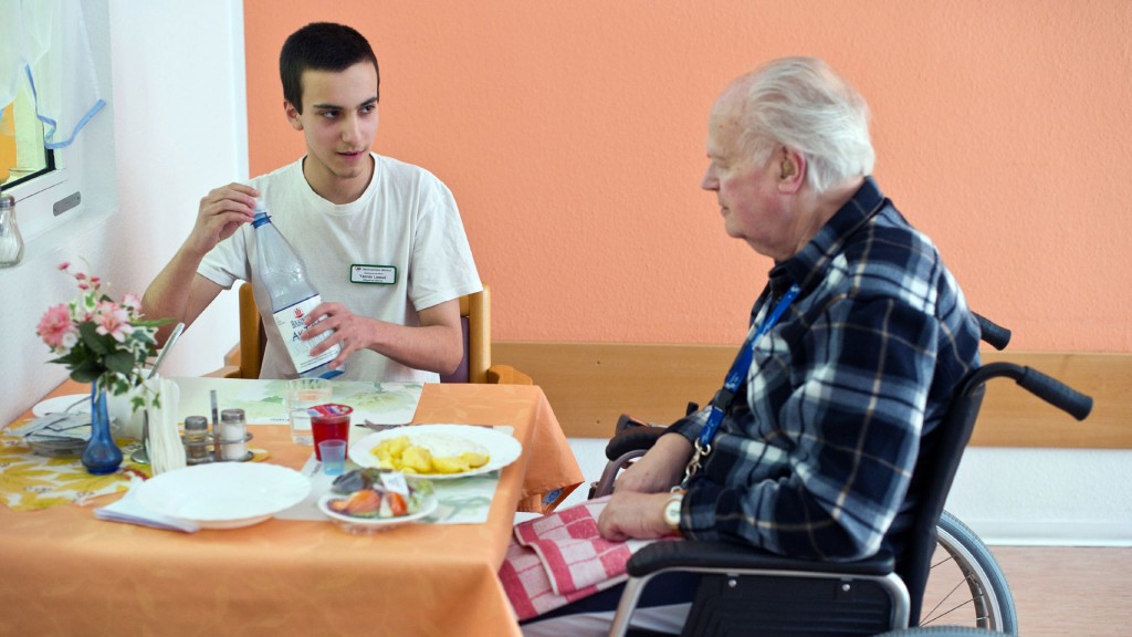 Freiwilligenarbeit im Seniorenheim