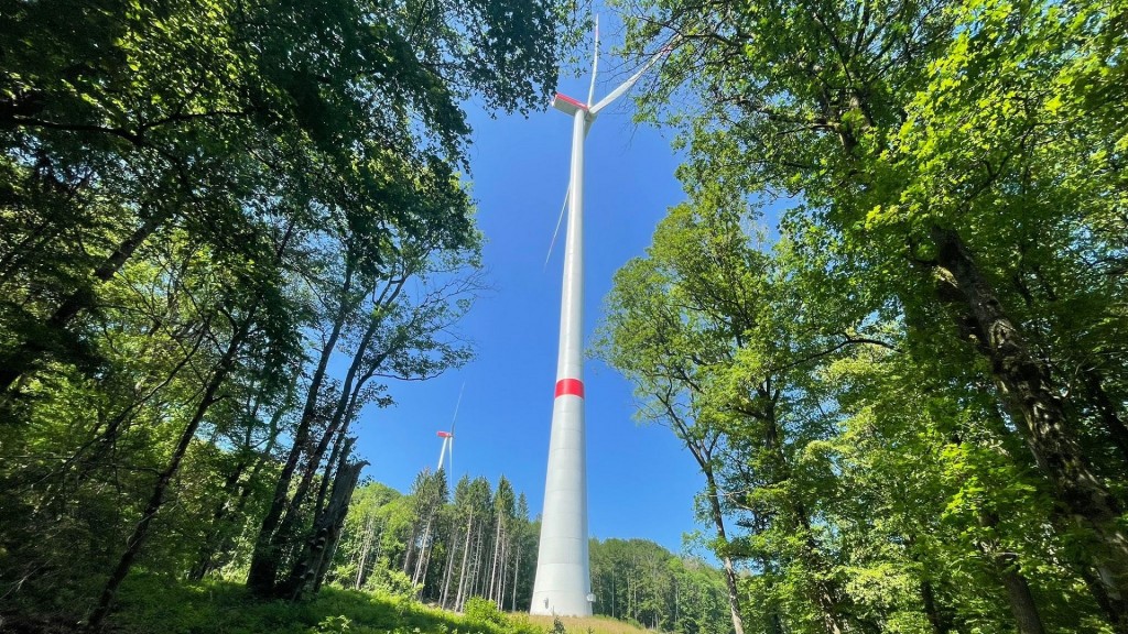 Windrad auf dem Wanderweg 