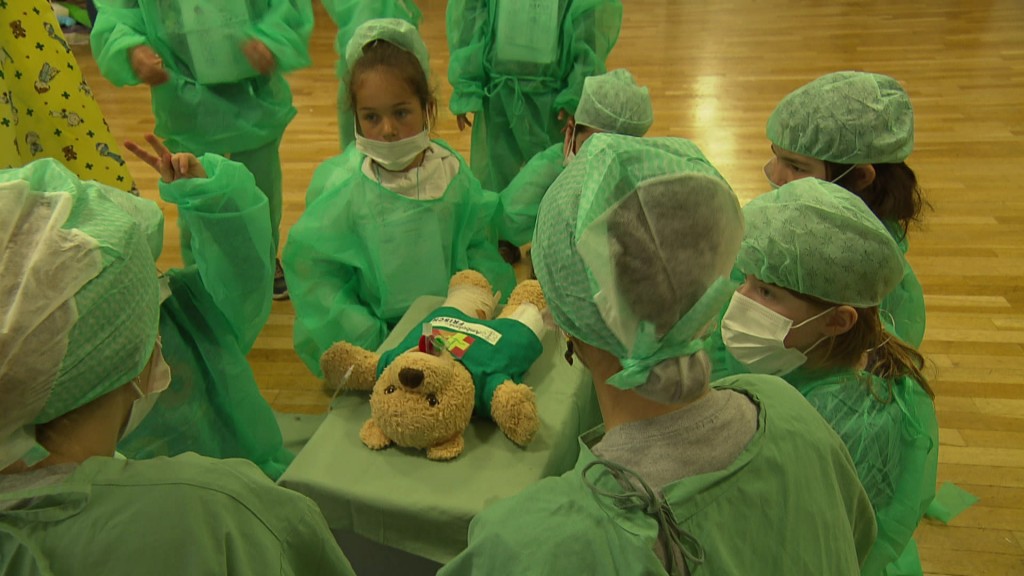 Aktion „Teddyklinik“ an der Uniklinik Homburg