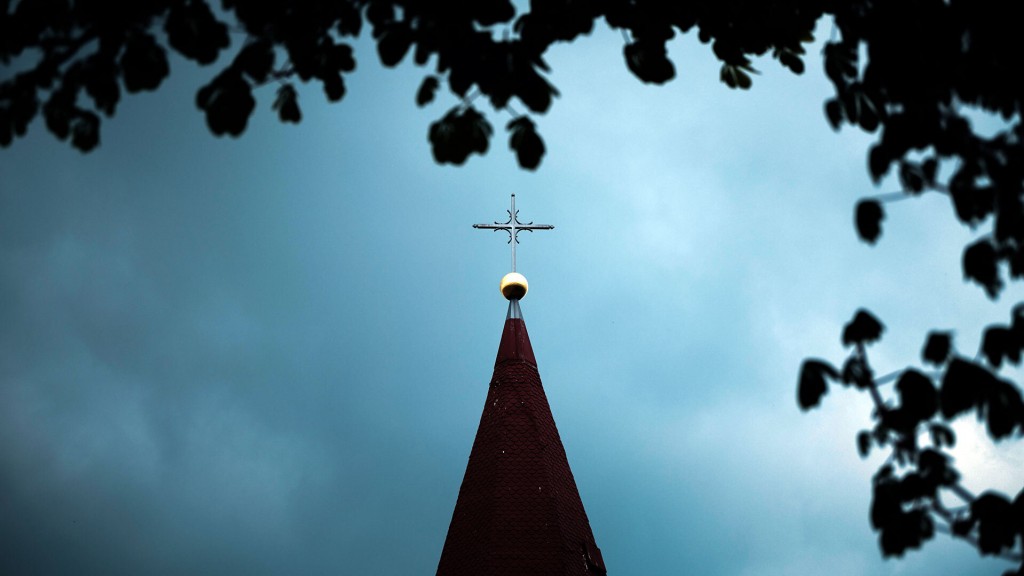 Das Kreuz einer katholischen Kirche