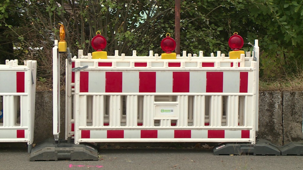 Foto: Baustellen-Absperrungen