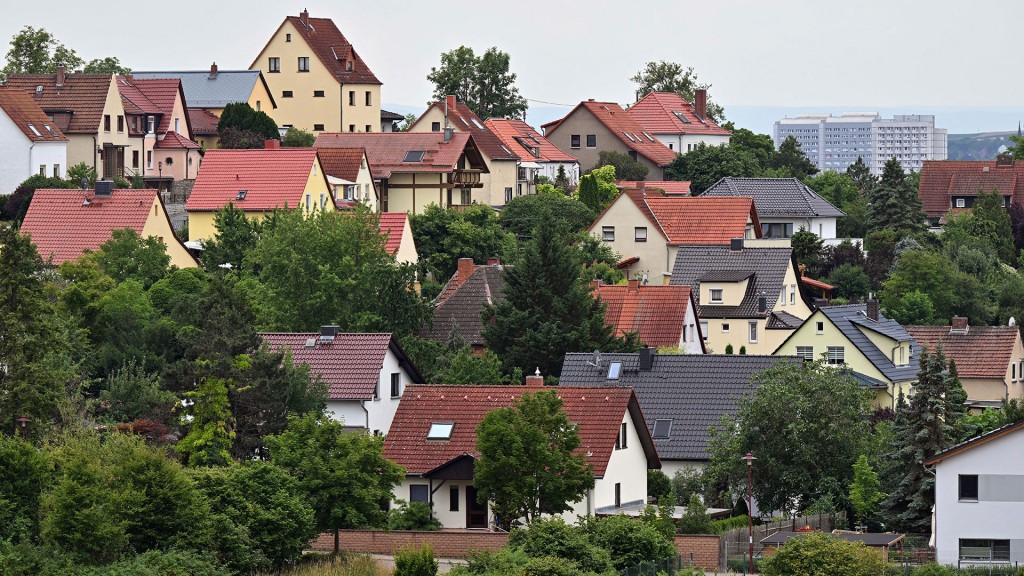 Einfamilienhäuser am Stadtrand