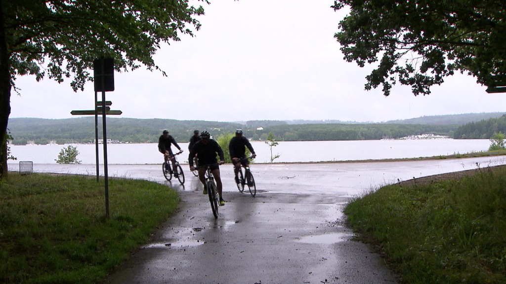 Foto: Fahrradfahrer unterwegs