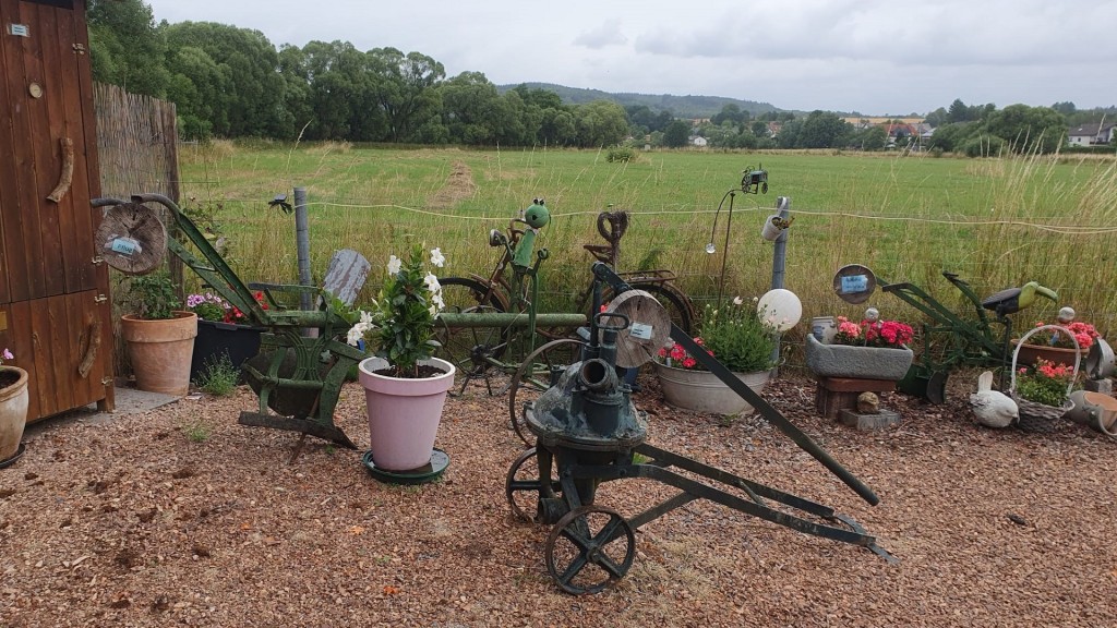 Landwirtschaftliche Geräte im Treckermuseum Wolfersweiler