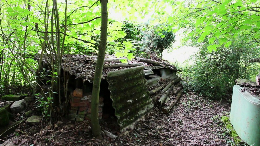 Foto: Asbest-Abfälle im Wald