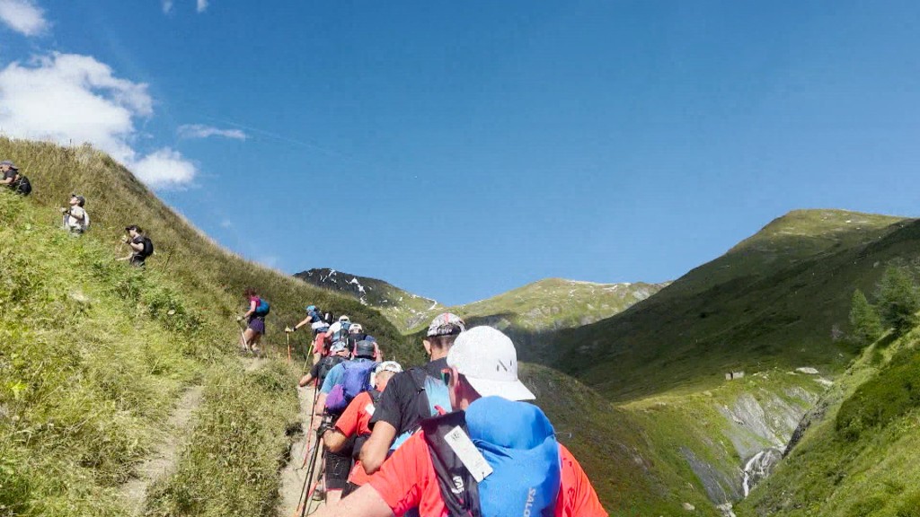 Foto: Die Teilnehmer bei dem Ultra Trial Mont Blanc