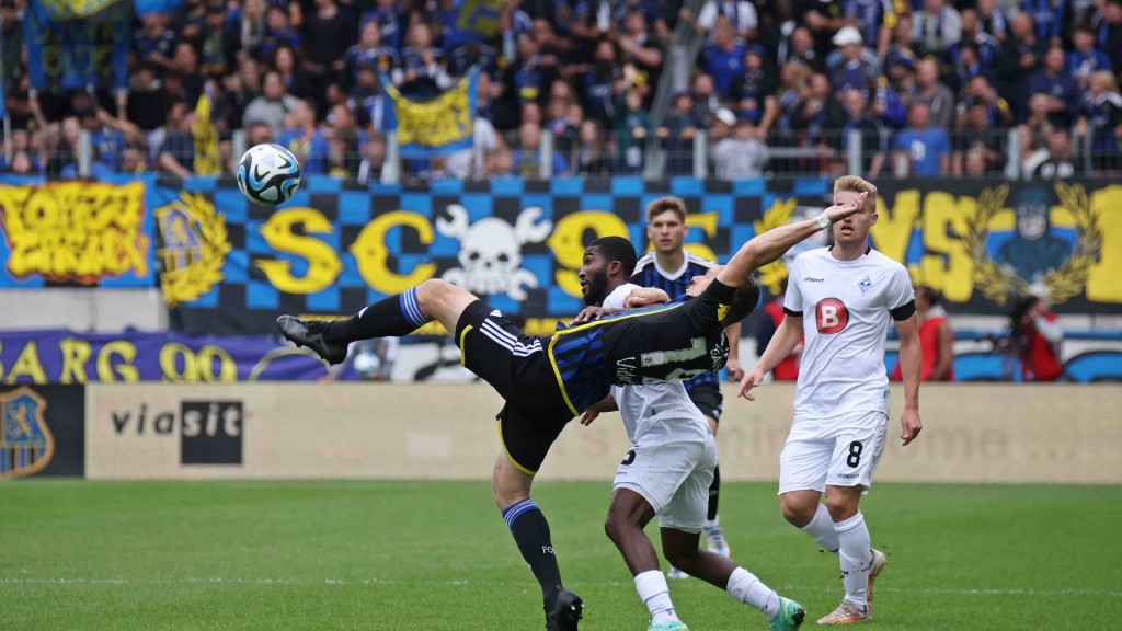 Foto: Ein Spieler des 1. FCS während eines Spiels