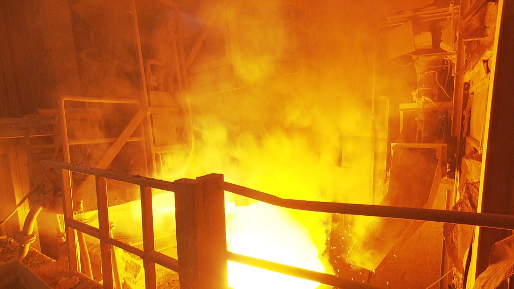 Foto: Einblicke in das Bouser Stahlwerk