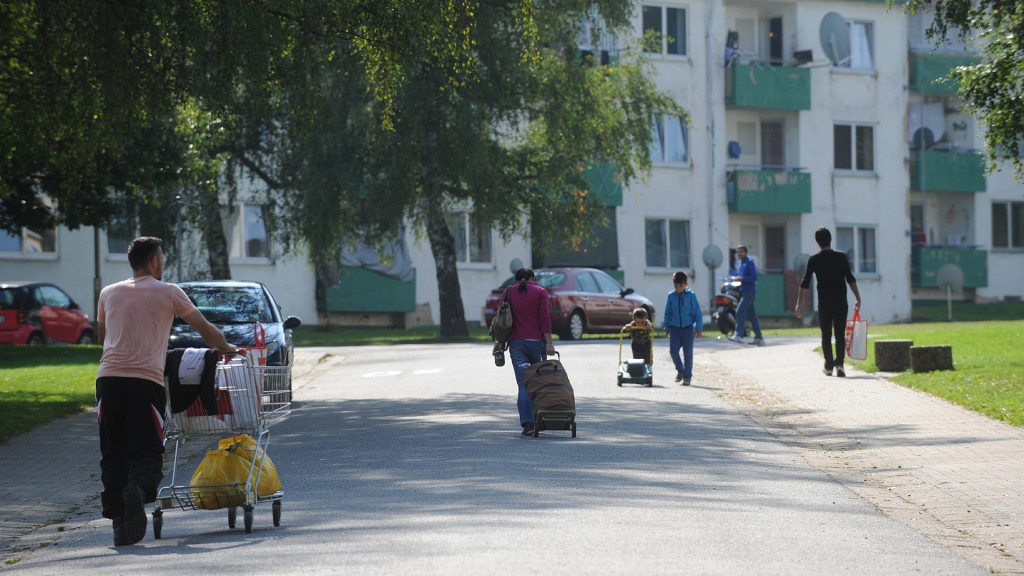 Flüchtlinge in der Landesaufnahmestelle in Lebach